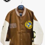 Campera Varsity Marrón "LBRCK – Global Spirit"