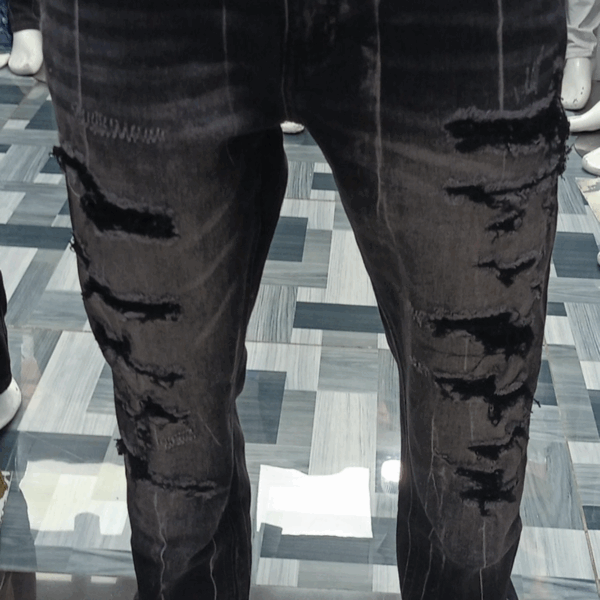 Jeans Skinny con Roturas "Rebel Denim" - Confort Adaptable