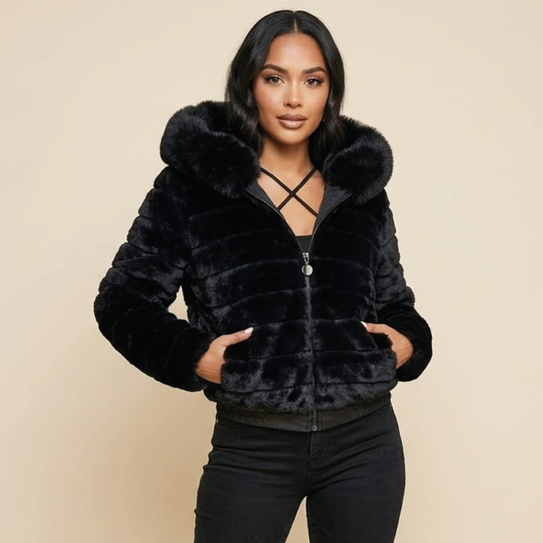 Parka-reversible.--Negra