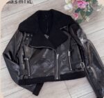 Biker Efecto Piel con Interior Afelpado