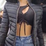 Chaqueta larga mujer